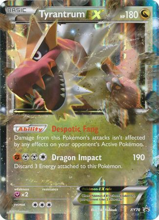 Tyrantrum EX (XY70) (Carte Jumbo) [XY : Promos Black Star] 