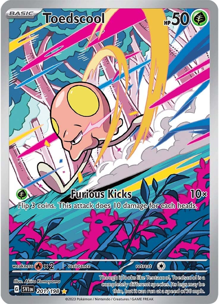 Toedscool (201/198) [Scarlet &amp; Violet : Ensemble de base] 
