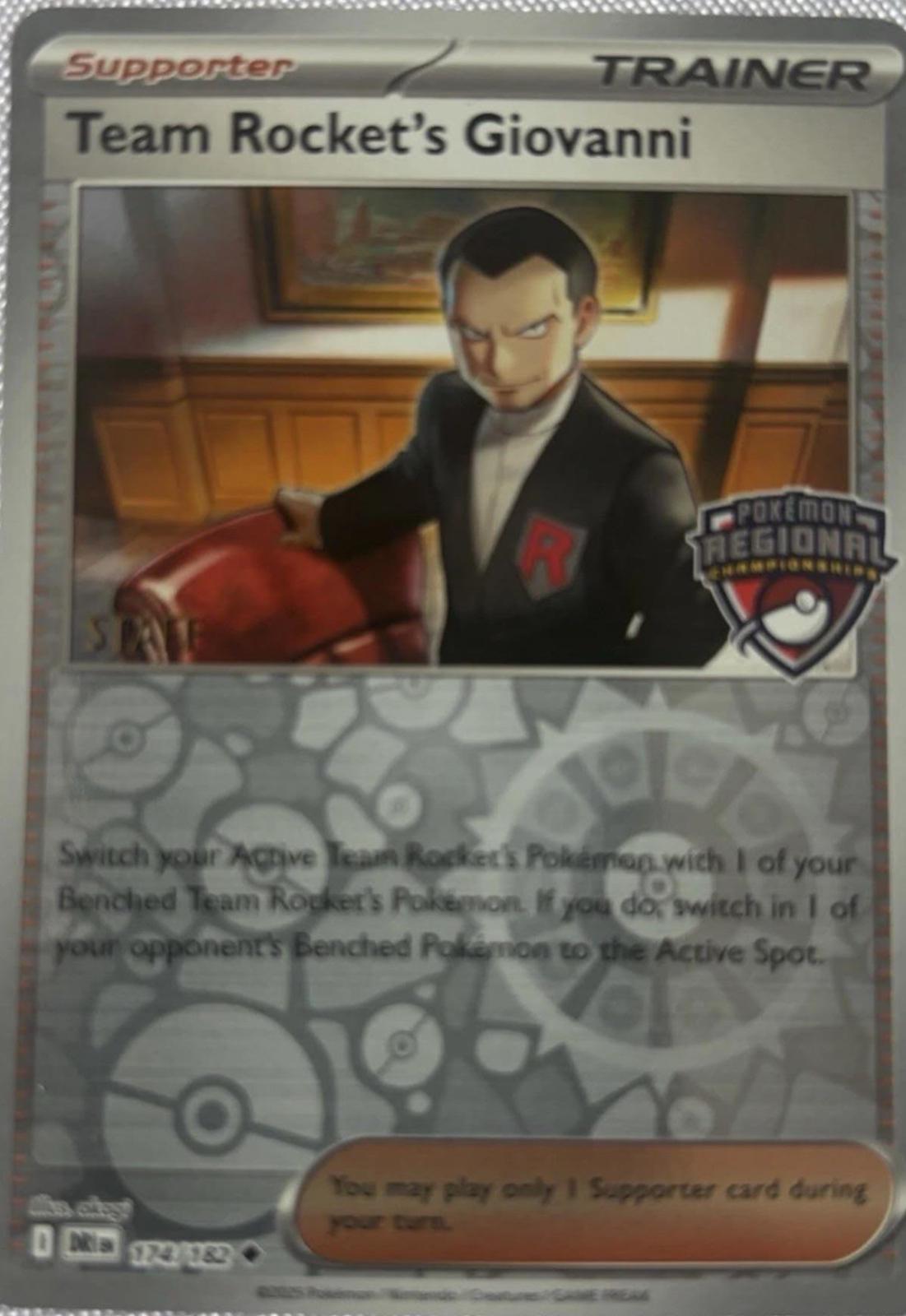 Team Rocket's Giovanni [Regional Staff]