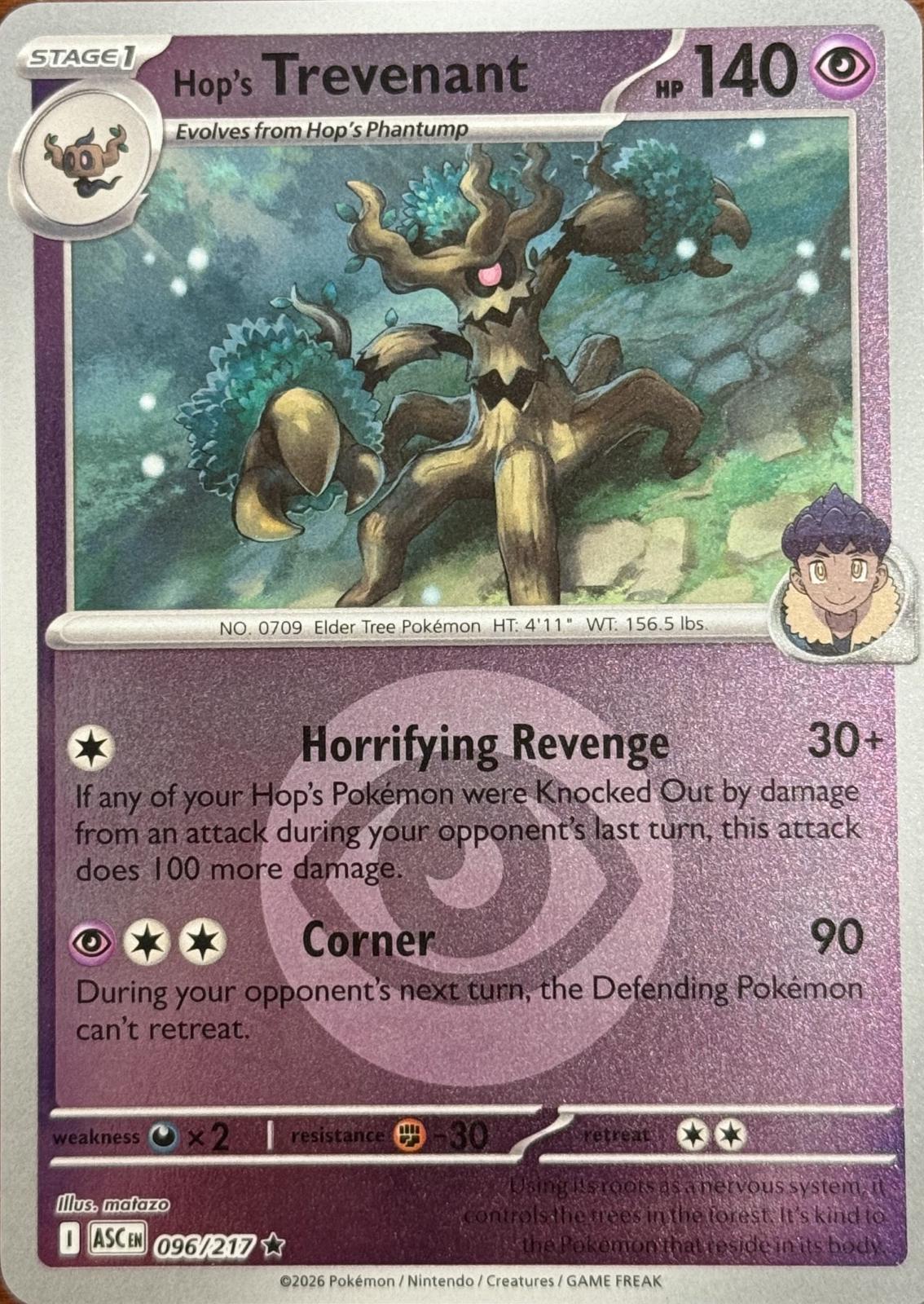 Hop's Trevenant [Energy]