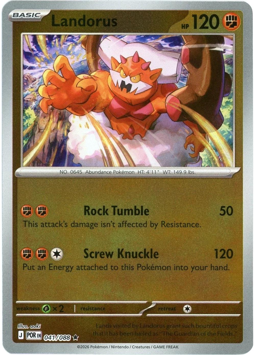 Landorus [Reverse Holo]
