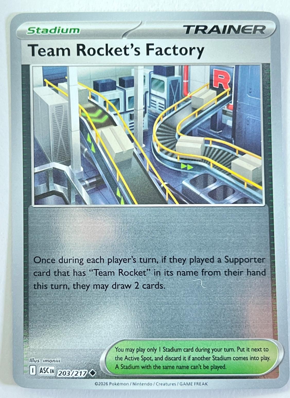 Team Rocket's Factory [Reverse Holo]