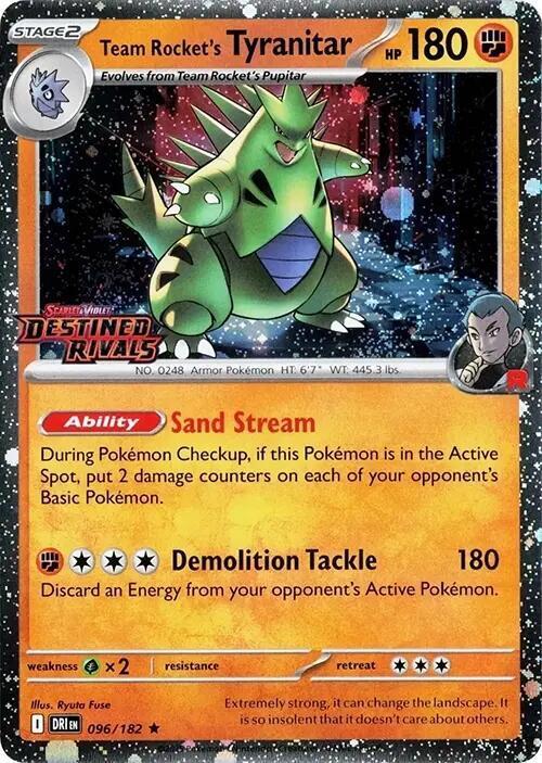 Team Rocket's Tyranitar [Stamped]
