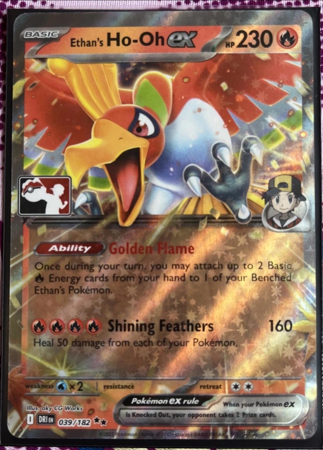 Ethan's Ho-Oh Ex [Prize Pack]