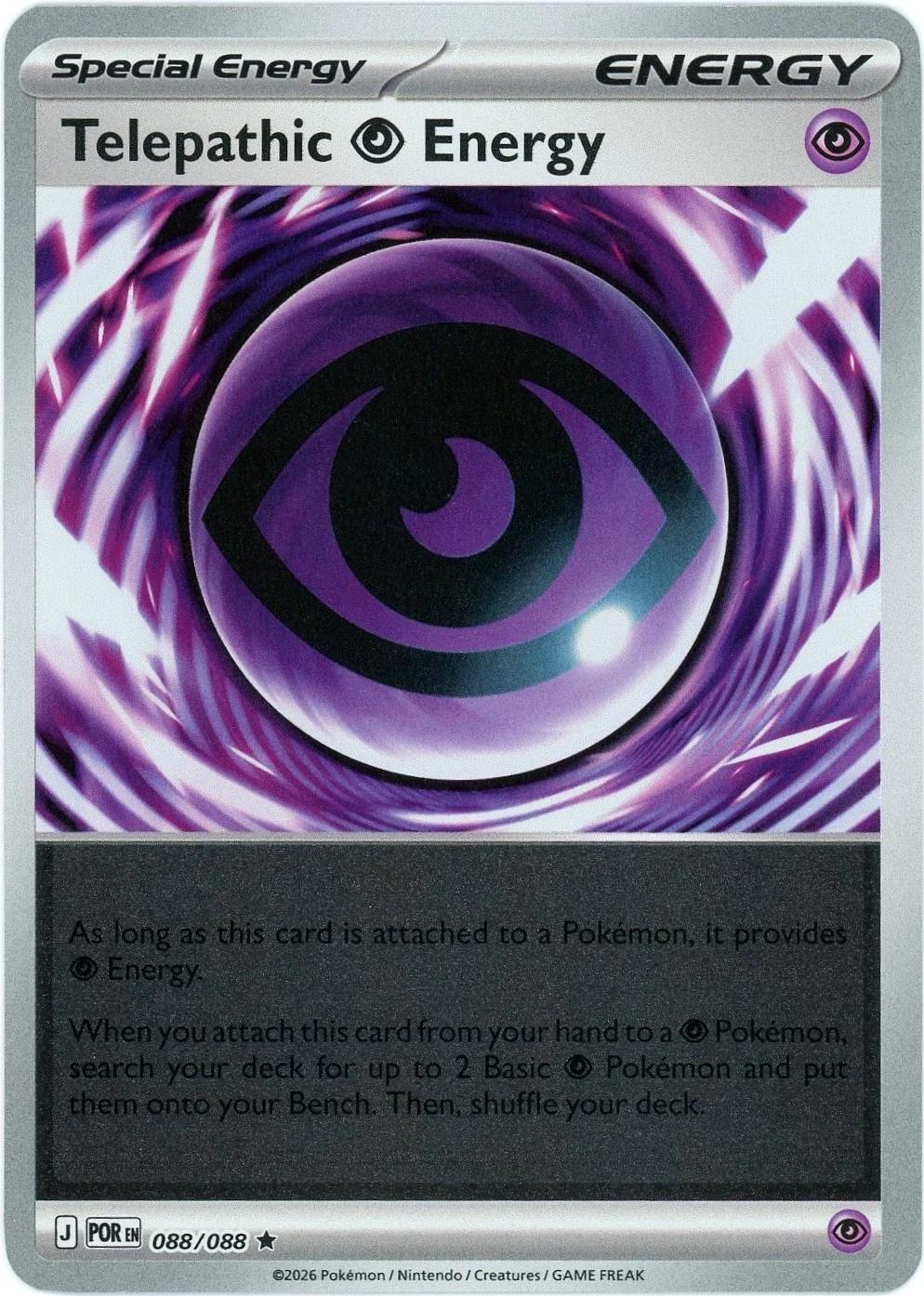 Telepathic Psychic Energy [Reverse Holo]