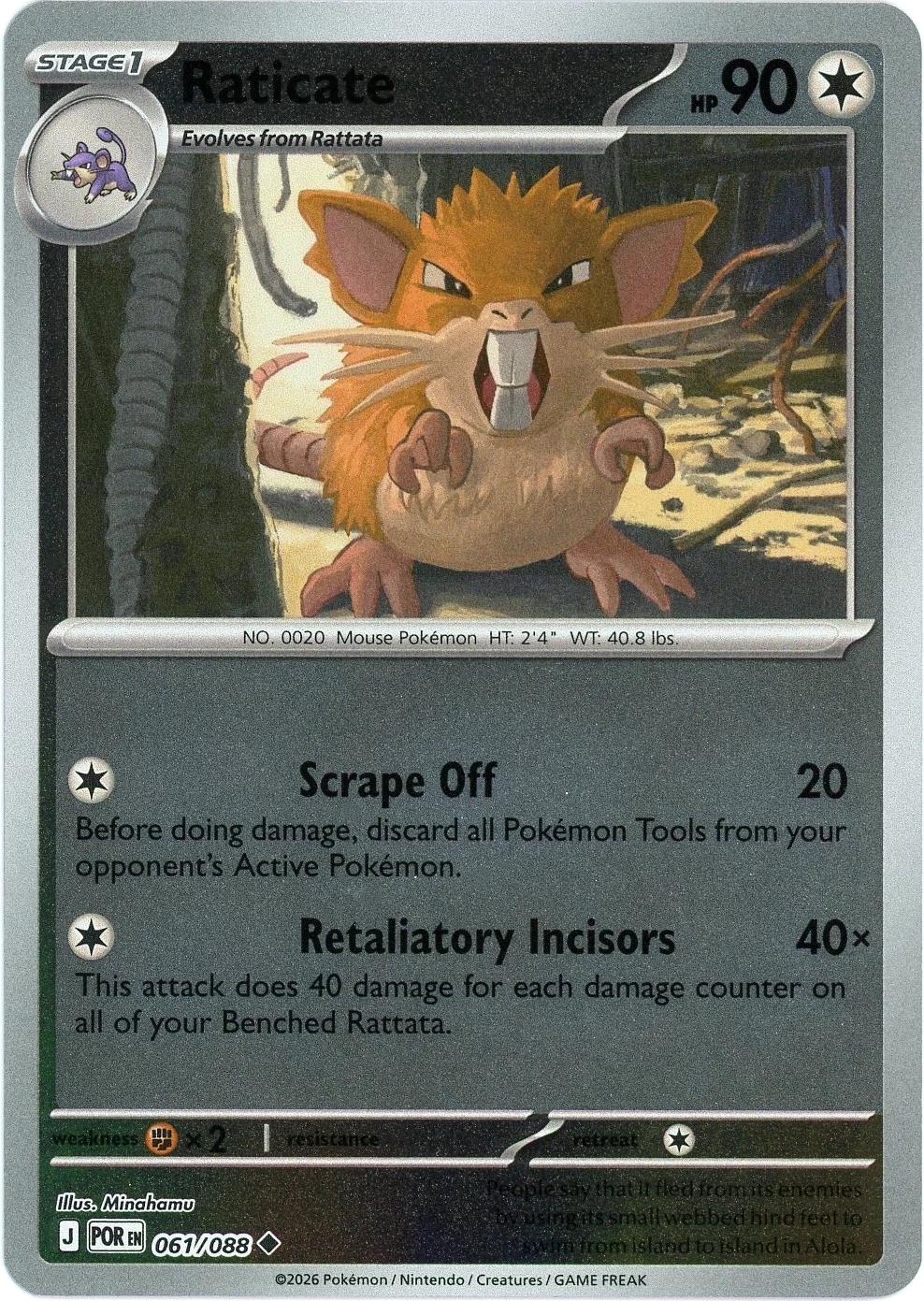 Raticate [Reverse Holo]