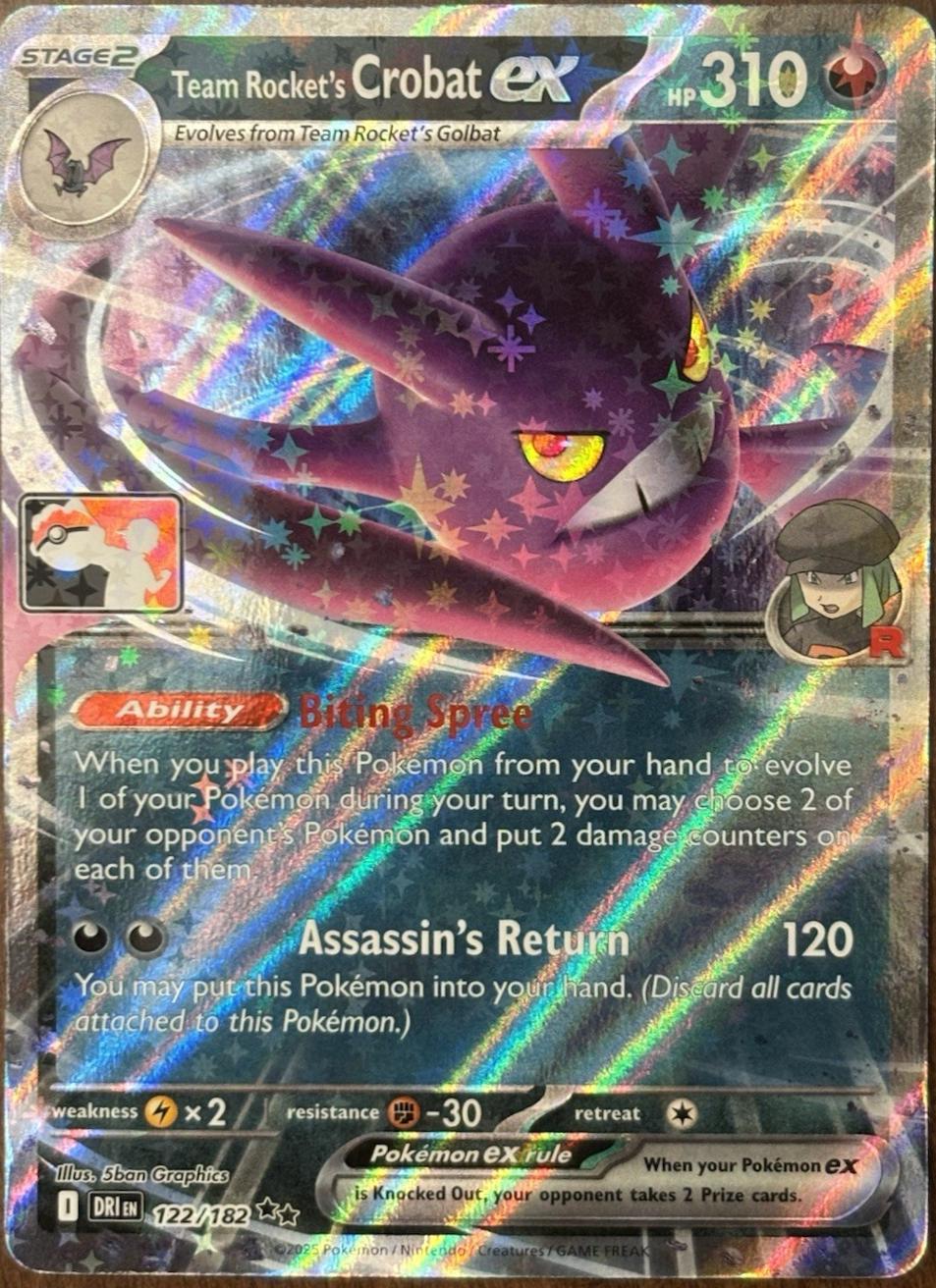 Team Rocket's Crobat Ex [Prize Pack]