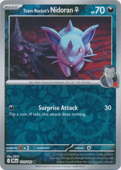 Team Rocket's Nidoran [Reverse Holo]