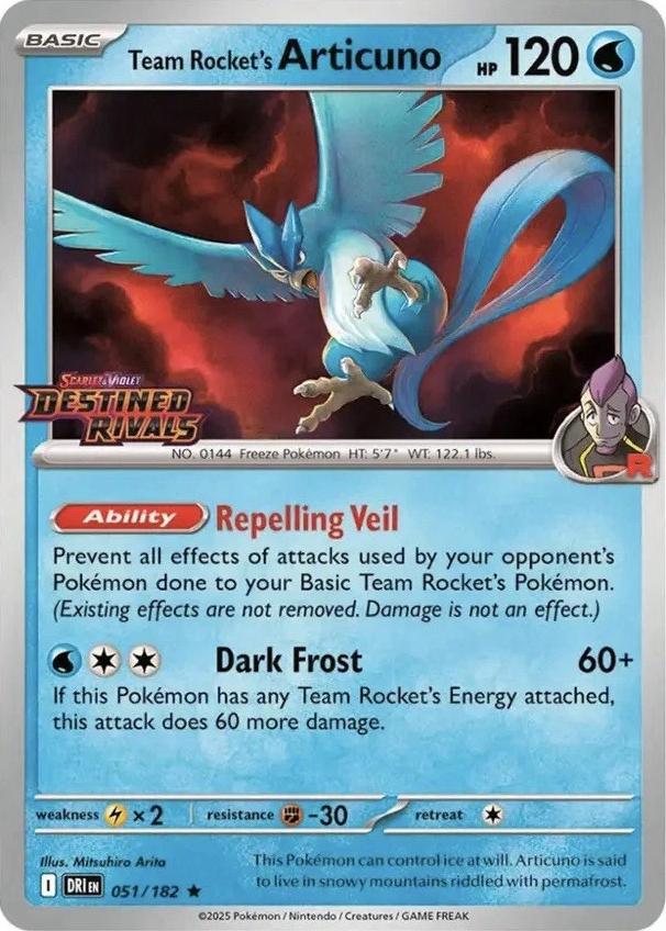 Team Rocket's Articuno [Stamped]