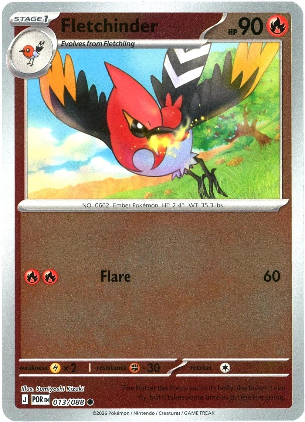 Fletchinder [Reverse Holo]