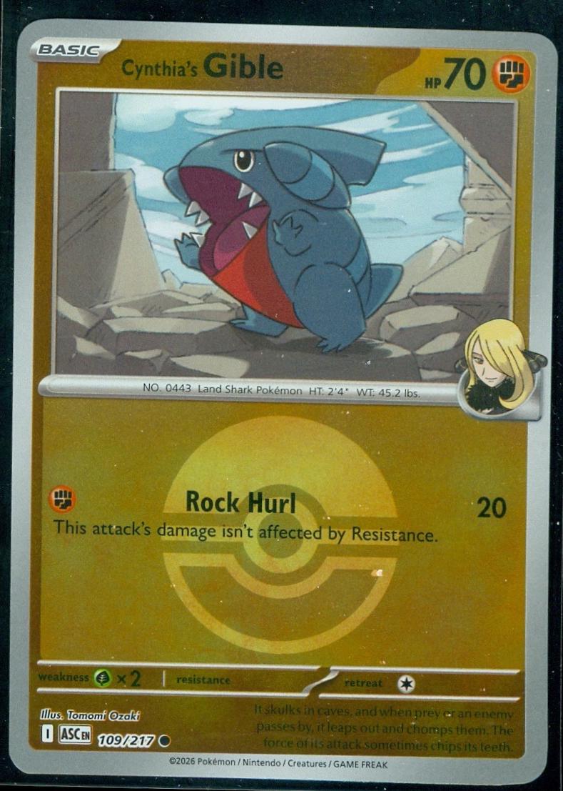 Cynthia's Gible [Ball]