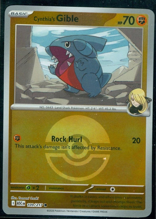 Cynthia's Gible [Ball]