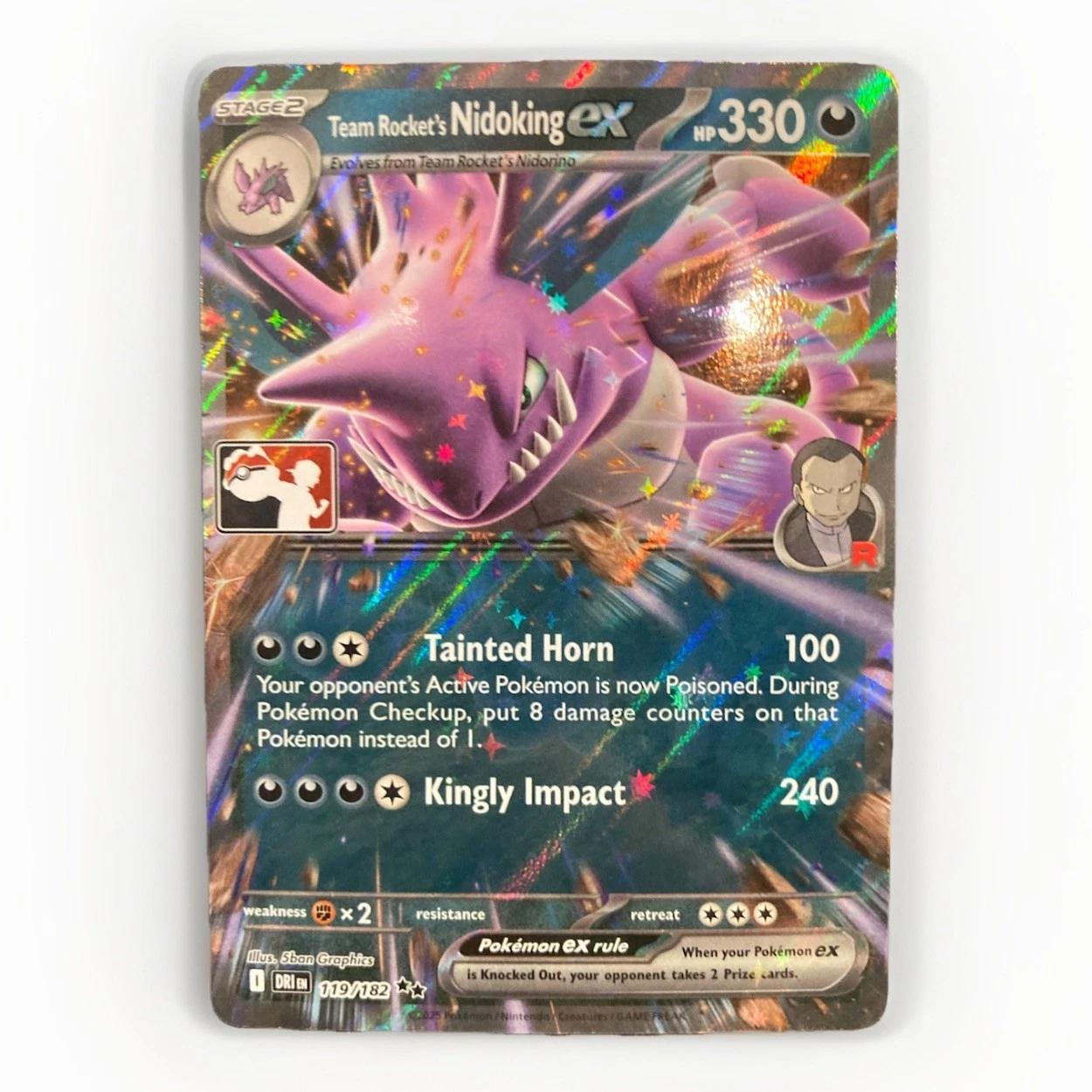 Team Rocket's Nidoking Ex [Prize Pack]