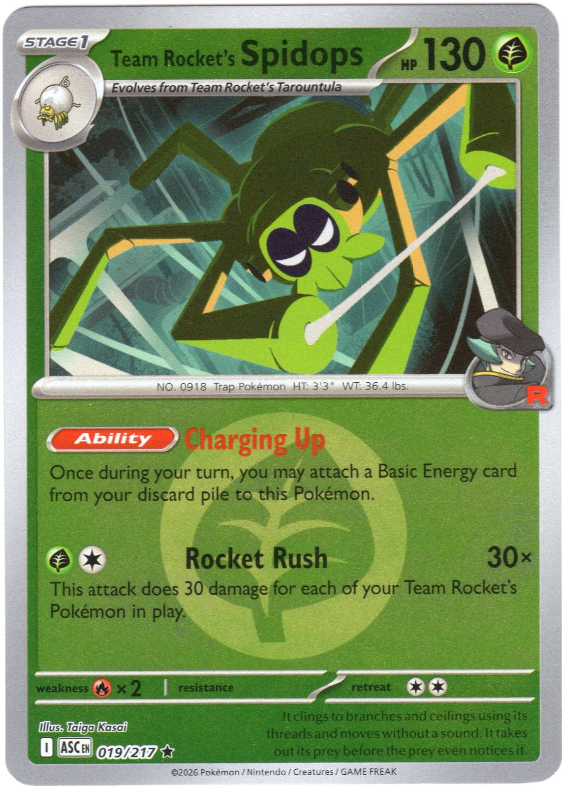 Team Rocket's Spidops [Energy]