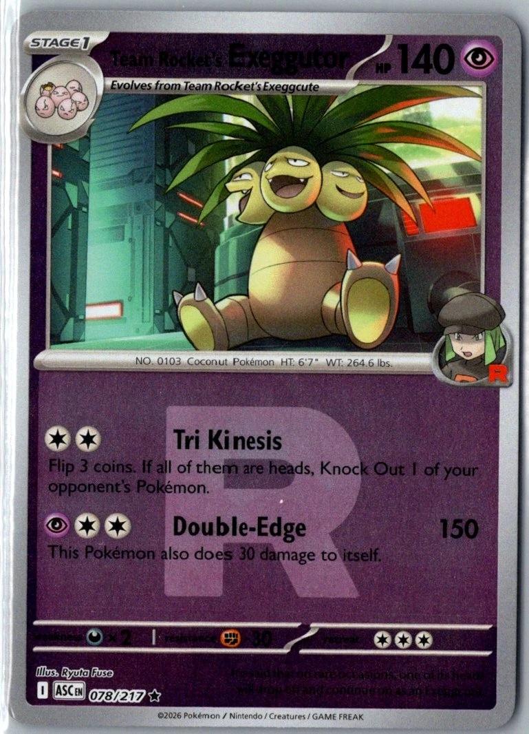 Team Rocket's Exeggutor [Reverse Holo]