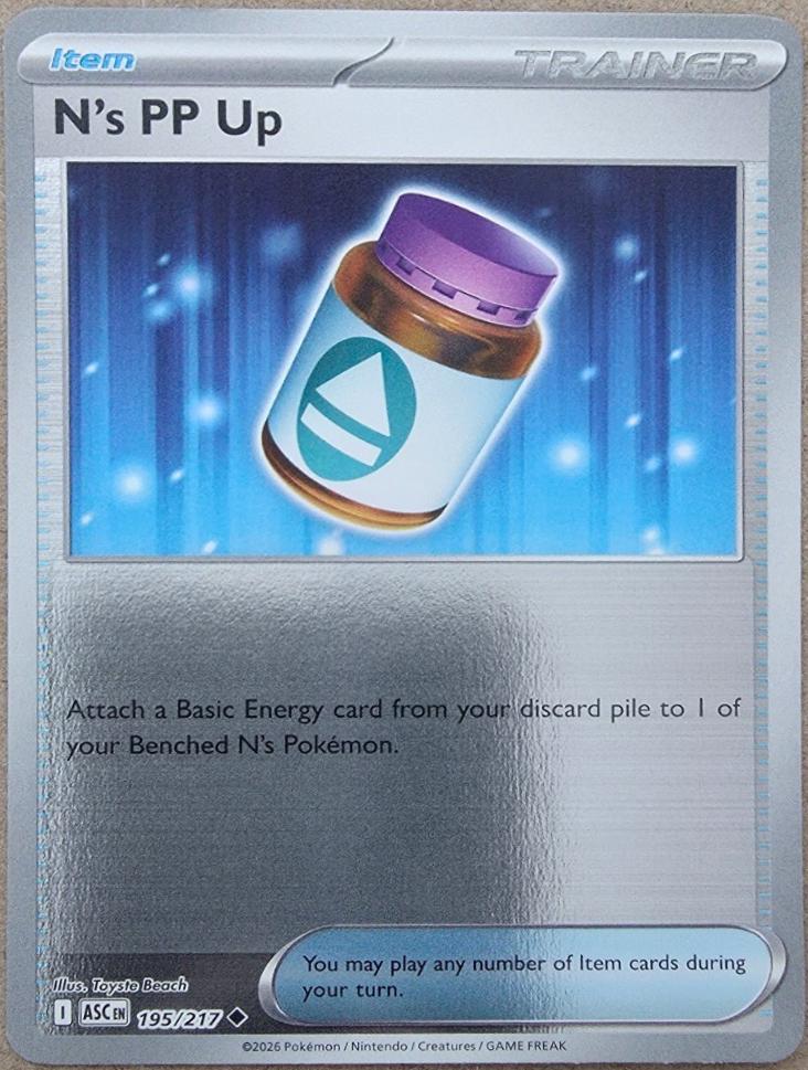N's PP Up [Reverse Holo]
