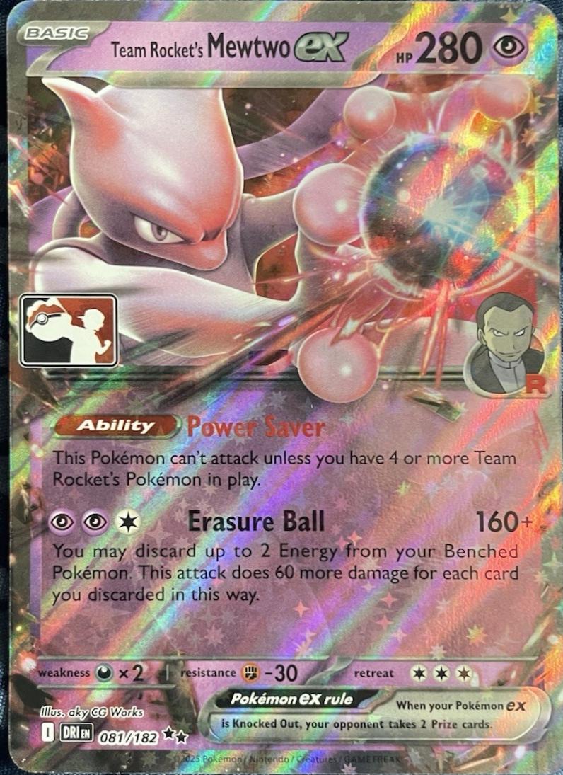 Team Rocket's Mewtwo Ex [Prize Pack]