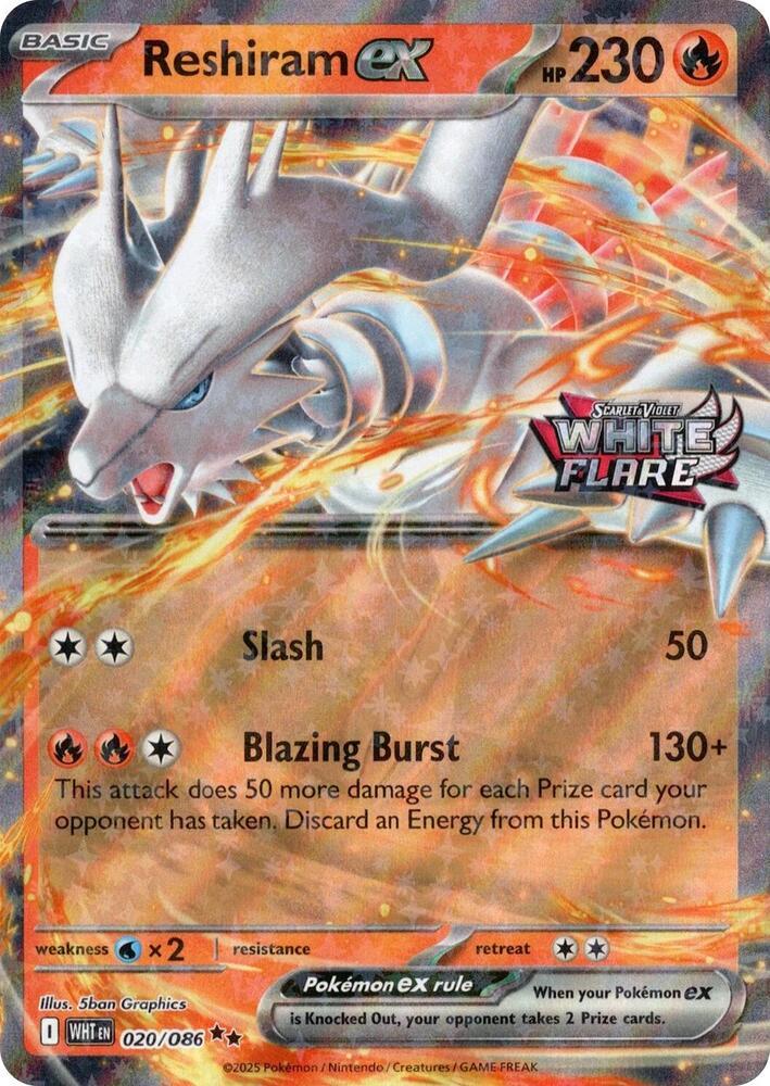 Reshiram Ex [Stamped]