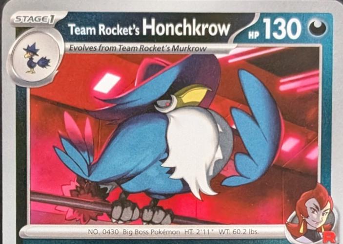 Team Rocket's Honchkrow [Ball]