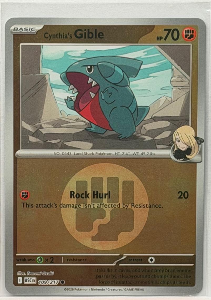 Cynthia's Gible [Energy]