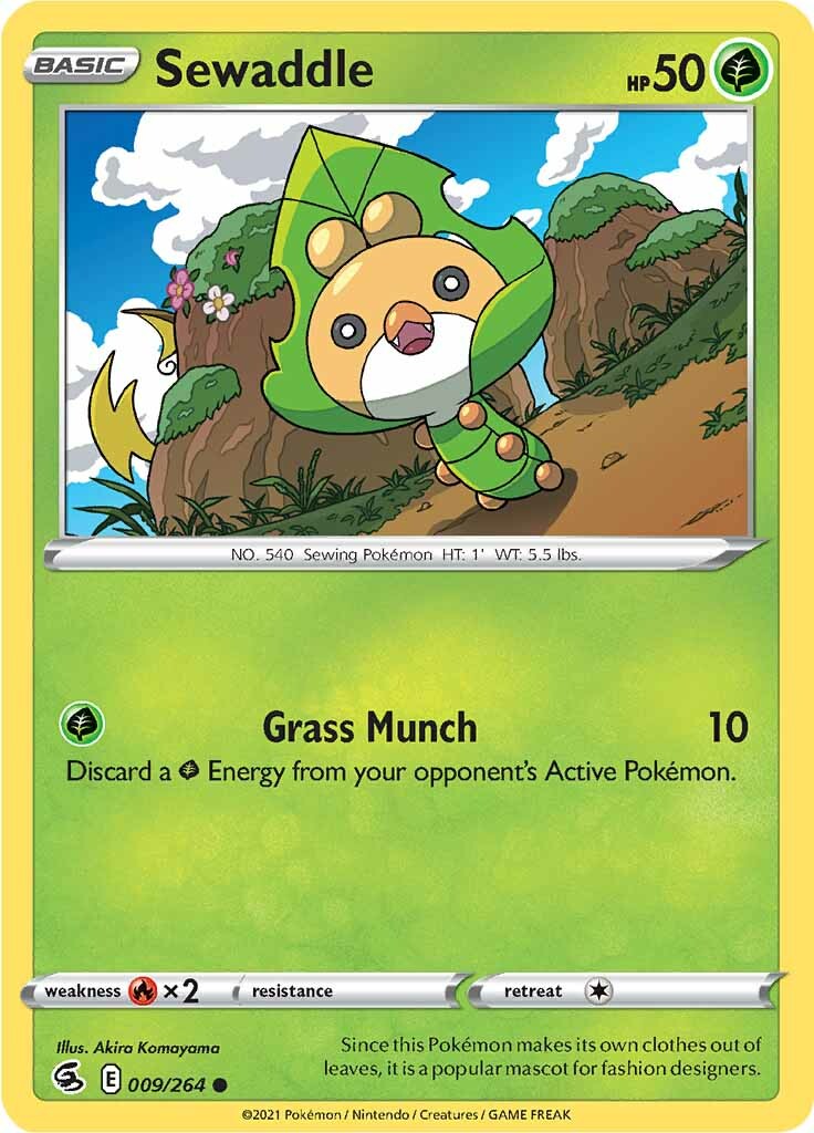 Sewaddle (009/264) [Épée &amp; Bouclier : Fusion Strike] 