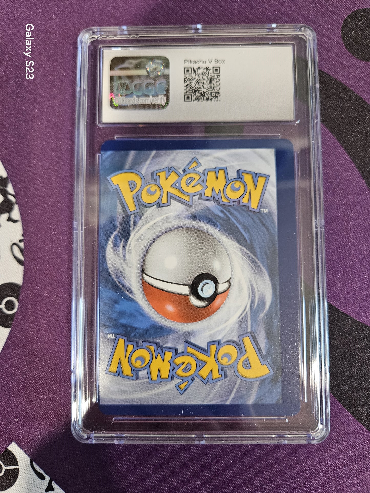 Double Error Pikachu - CGC 9 - Inverted back AND Misalignment Error (Dot visible)