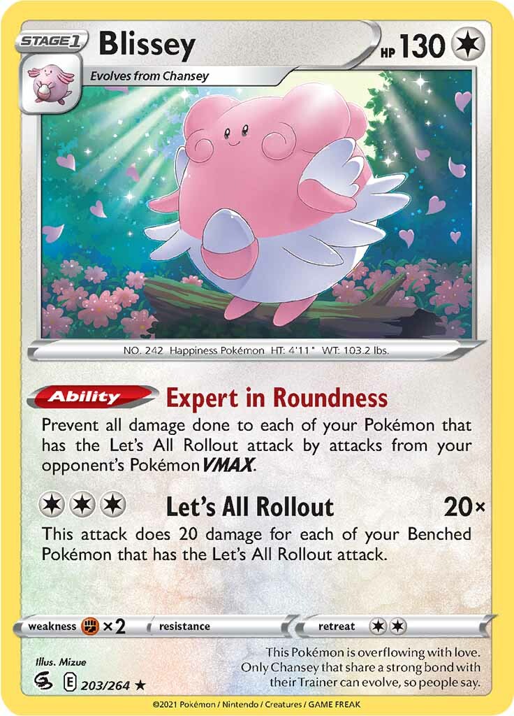 Blissey (203/264) [Épée et bouclier : Frappe de fusion] 