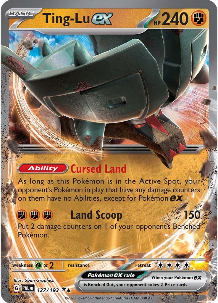 Ting-Lu ex (127/193) [Scarlet &amp; Violet: Paldea Evolved] 