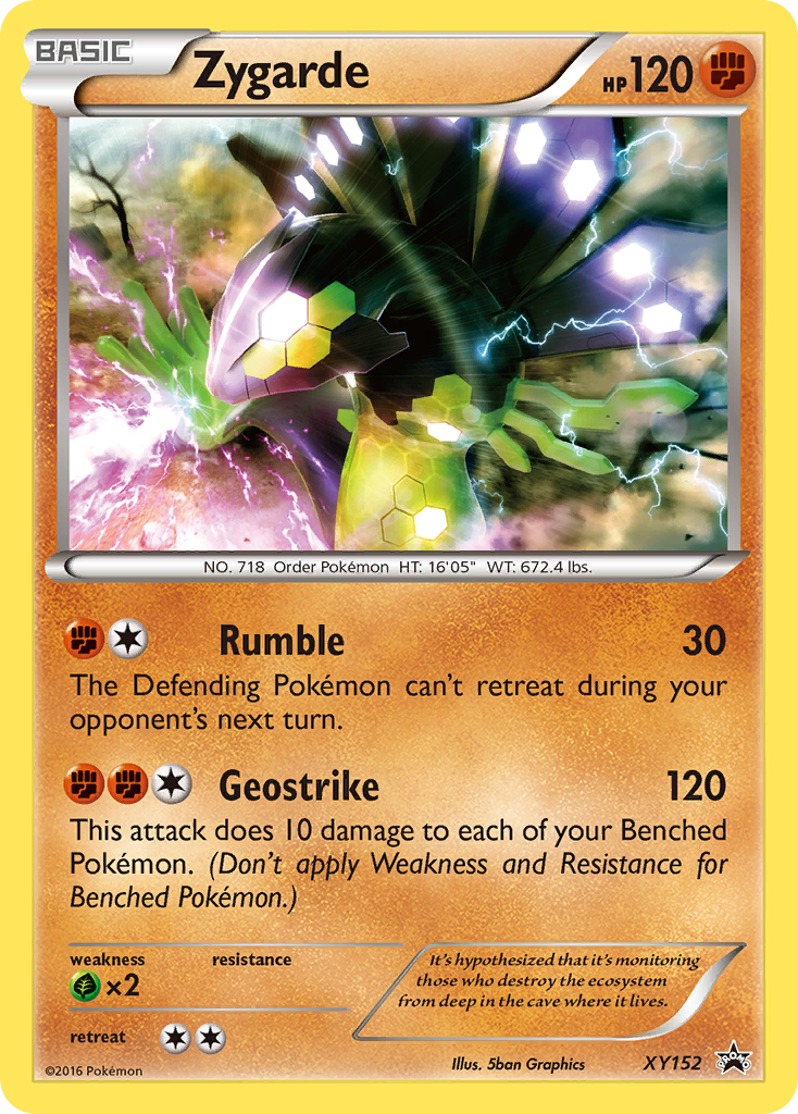 Zygarde (XY152) [XY : Promotions de l'étoile noire] 