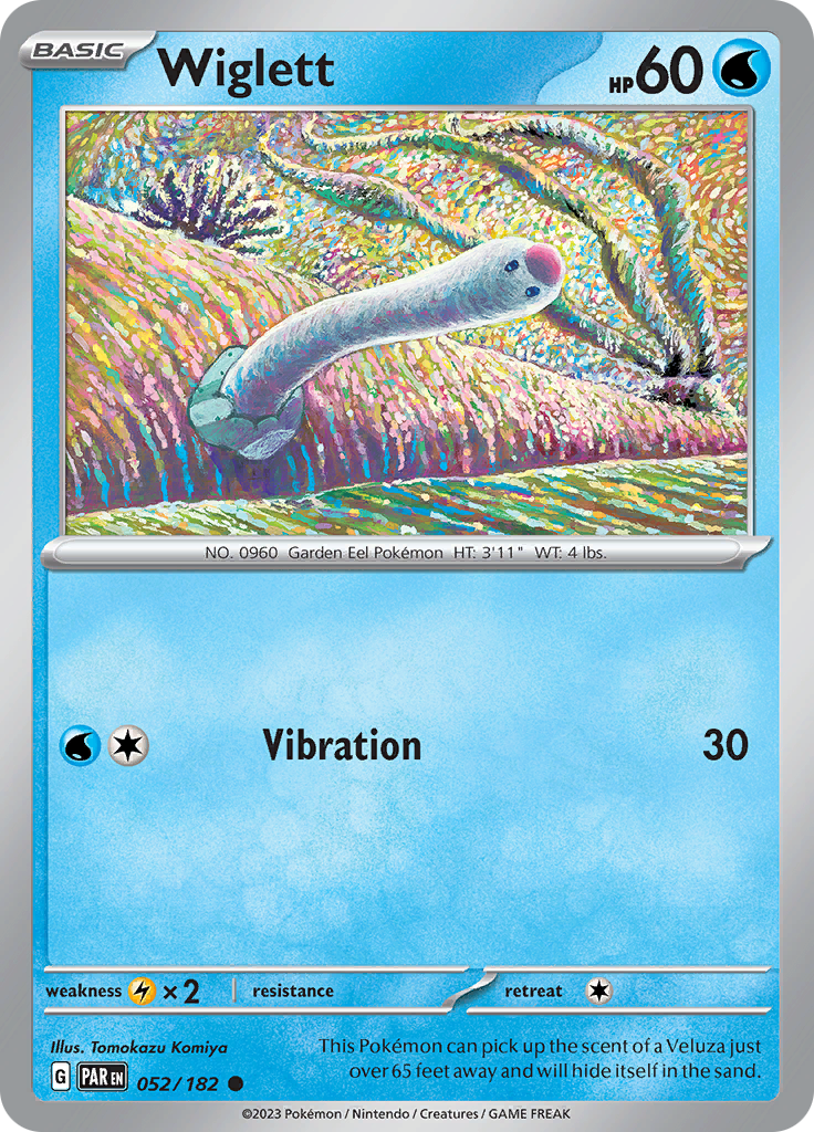Wiglett (052/182) [Scarlet & Violet: Paradox Rift][Tomokazu Komiya]