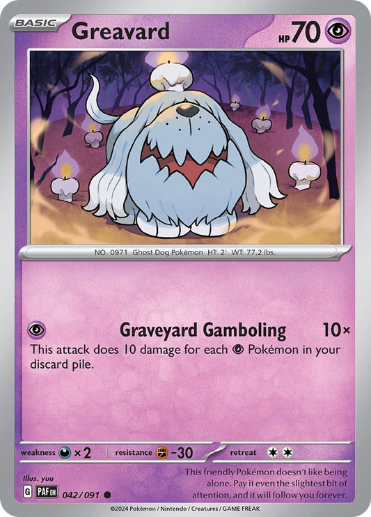 Greavard (042/091) [Scarlet & Violet: Paldean Fates]