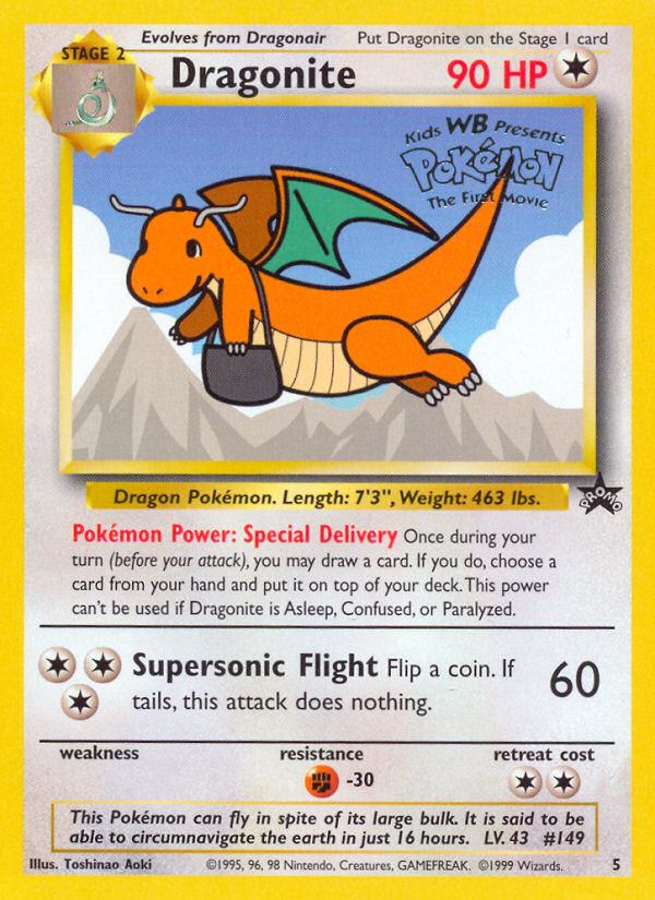 Dragonite (5) [Wizards : Black Star Promos] 