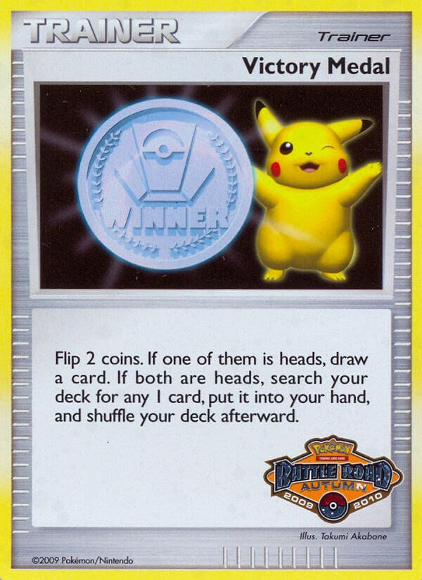 Médaille de la victoire (2009-2010) (Battle Road Autumn) [Cartes de ligue et de championnat] 