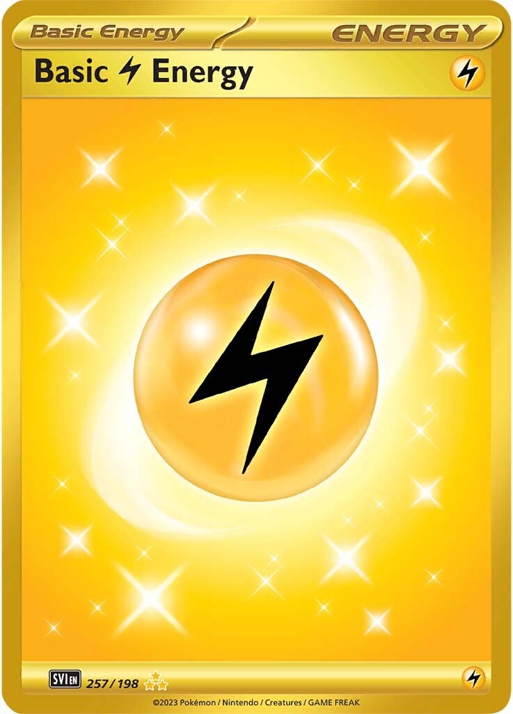 Lightning Energy (257/198) [Écarlate et Violet : Ensemble de base] 