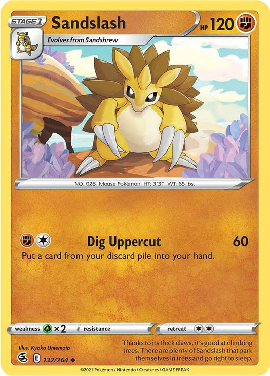 Sandslash (132/264) [Épée et bouclier : Frappe de fusion] 