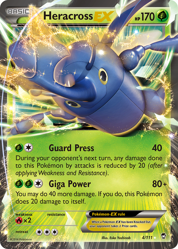 Heracross EX (4/111) [XY : Poings furieux] 