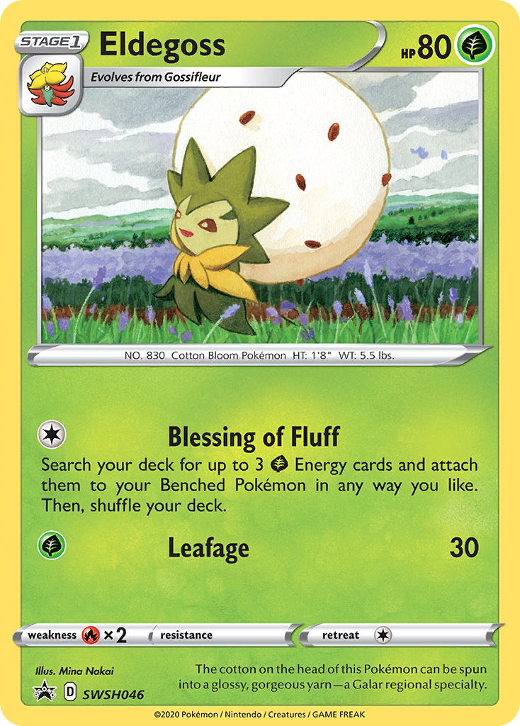 Eldegoss (SWSH046) [Épée et Bouclier : Promotions Black Star] 