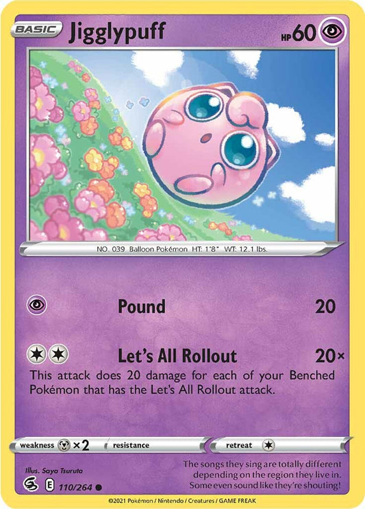 Jigglypuff (110/264) [Épée et bouclier : Frappe de fusion] 
