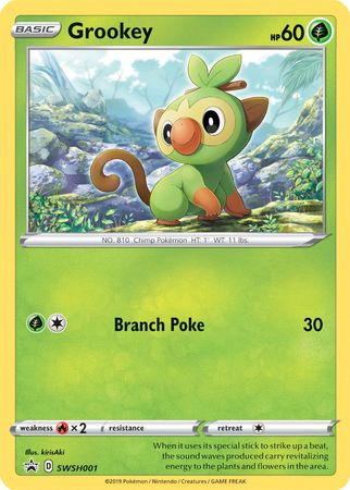 Grookey (SWSH001) [Épée et Bouclier : Promos Black Star] 
