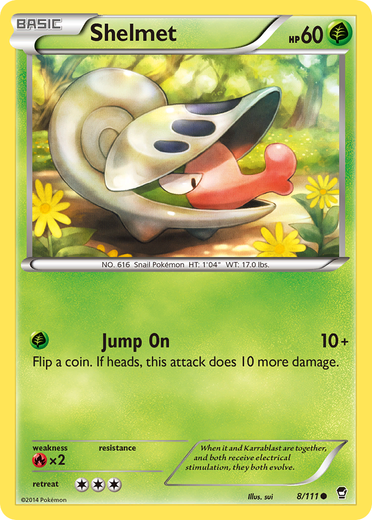 Shelmet (8/111) [XY : Poings furieux] 