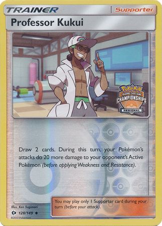 Professeur Kukui (128/149) (Promotion du championnat régional) [Sun &amp; Moon : Set de base] 