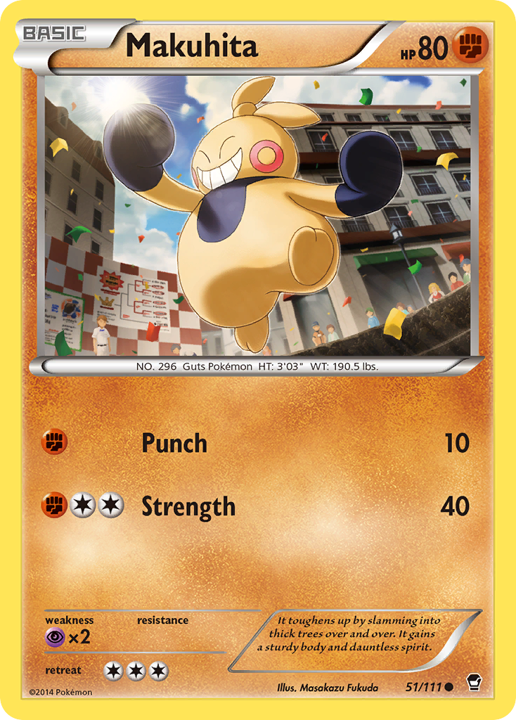 Makuhita (51/111) [XY : Poings furieux] 