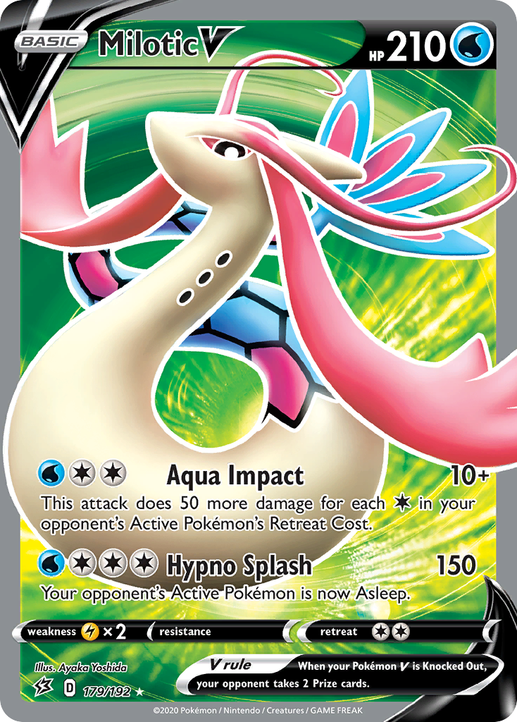 Milotic V (179/192) [Épée &amp; Bouclier : Rebel Clash] 