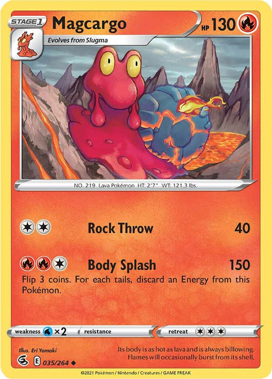 Magcargo (035/264) [Épée et Bouclier : Fusion Strike] 