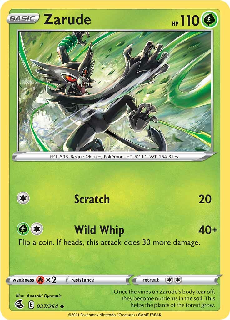 Zarude (027/264) [Épée et Bouclier : Fusion Strike] 