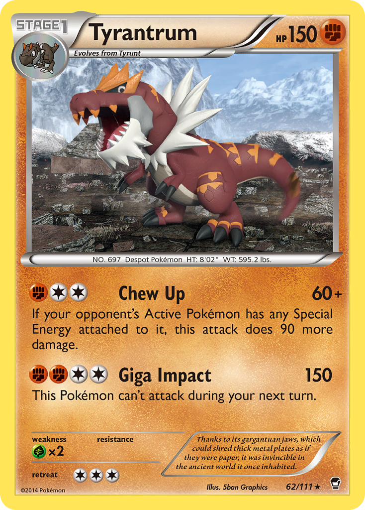 Tyrantrum (62/111) [XY : Poings furieux] 