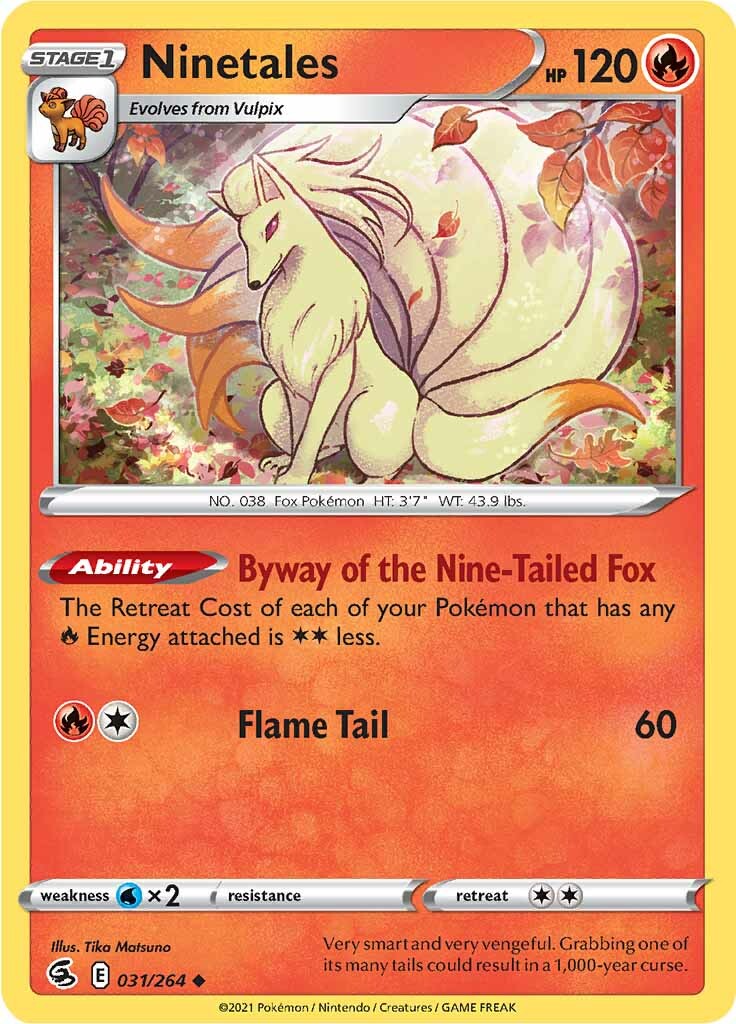 Ninetales (031/264) [Épée et bouclier : Frappe de fusion] 