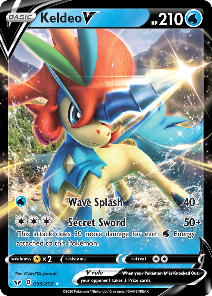 Keldeo V (53/202) [Épée et Bouclier : Ensemble de base] 