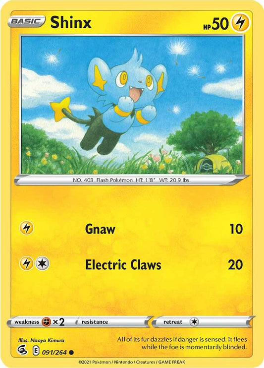 Shinx (091/264) [Épée et Bouclier : Fusion Strike] 
