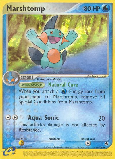 Marshtomp (41/109) [EX : Rubis et saphir] 
